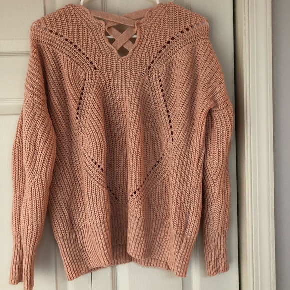 Knit pink sweater, no tags. - Picture 2 of 4